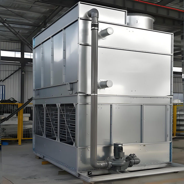 80T Closed Cooling Tower Evaporative Condenser Water-saving Counter ...