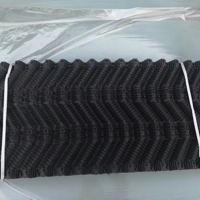 PVC/PP充填逆流冷却塔グリッドトリクル充填耐UV黒色プラスチックメッシュ充填材インフィル、耐久冷却用