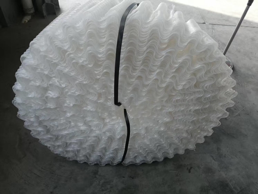 PVC/PP充填逆流冷却塔グリッドトリクル充填耐UV黒色プラスチックメッシュ充填材インフィル、耐久冷却用