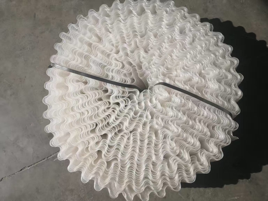 PVC/PP充填逆流冷却塔グリッドトリクル充填耐UV黒色プラスチックメッシュ充填材インフィル、耐久冷却用