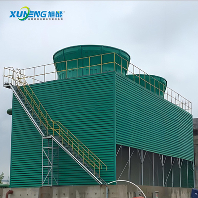 Other Cooling Type Fiberglass Compound Flow Closed Cooling Tower for 150 Ton Chilled Water System Solution