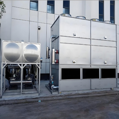 Energiesparender Gegenstrom-Kühlturm mit geschlossenem Kreislauf für Chemieanlagen / Kraftwerke