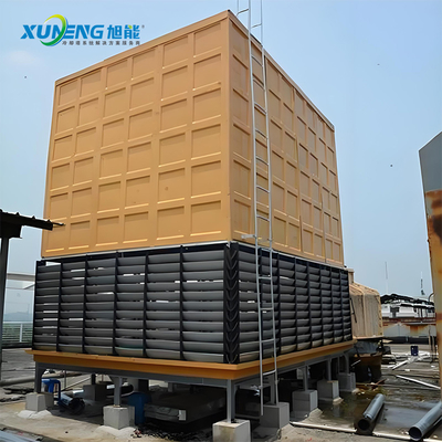 High Cooling Efficiency Fiberglass Cooling Tower 600T Easy to Operate and Counter Flow Water Spray for Industrial Settings