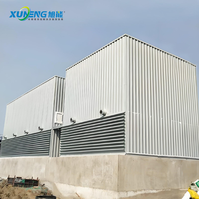 High Cooling Efficiency Fiberglass Cooling Tower 600T Easy to Operate and Counter Flow Water Spray for Industrial Settings