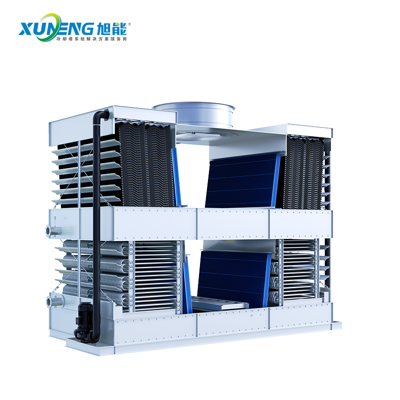 Easy to Operate 80T Low Noise Cross-flow Closed Cooling Tower